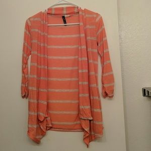 Peach cardigan
